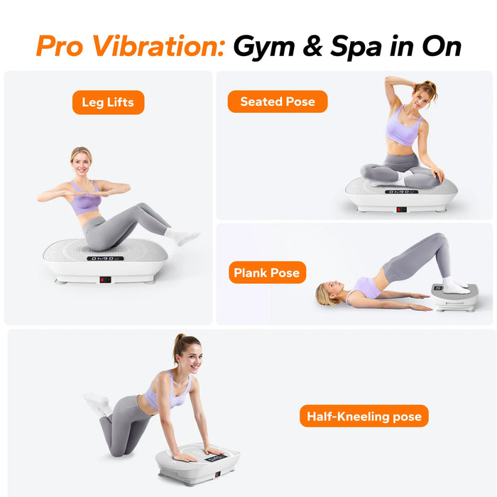 Vibration Plate Exercise Machine Whole Body Fitness Platform