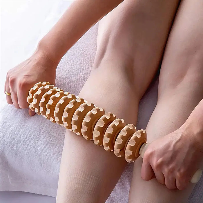 Wooden Fascia Massage Roller for Body Relaxation