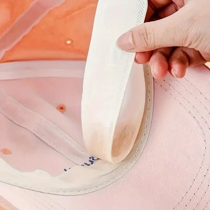 Disposable Hat Sweat Pad Adjustable Absorbent Hat Liner