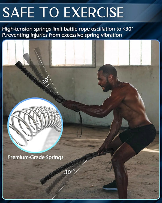 RopeX Portable Battle Rope Trainer