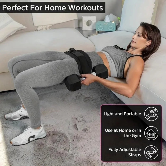 Weighted Waist Training Belt for Fitness & Dumbbell Workouts
