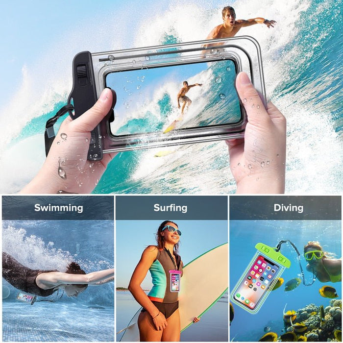 AquaGuard Waterproof Phone Pouch - Flamin' Fitness