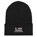 Black Cuffed Beanie - Flamin' Fitness