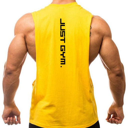 Men's "JUST GYM" Tank Top - Flamin' Fitness